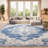 Aurelle Oriental Navy Area Rug-101102390