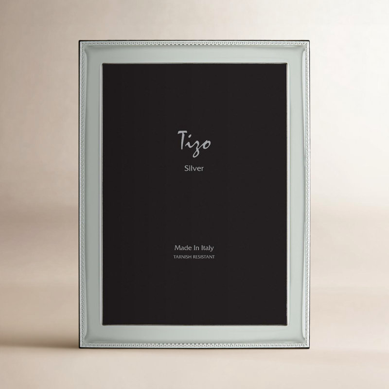 Manford Silver Metal Picture Frame, 8" x 10"
