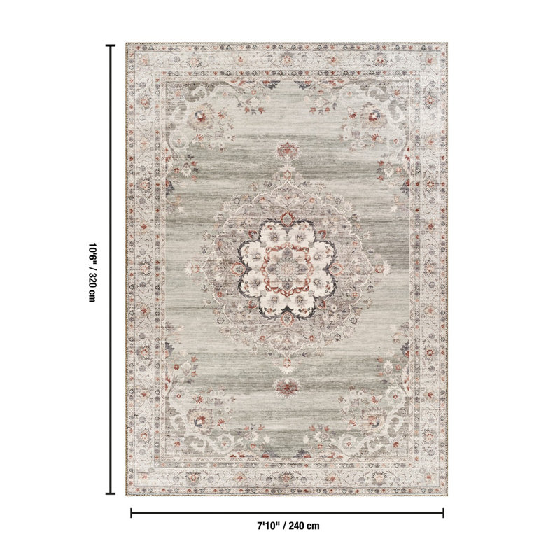 Tapis vert Oxford, Rectangle 7 pi 8 po x 10 pi 5 po