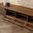 Lesterny Media Console with Flip-Down Glass Door and Drawers -816965419-808579223