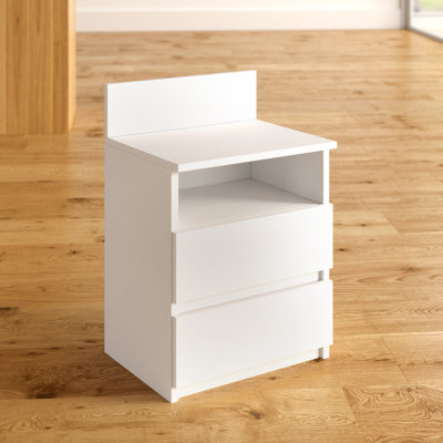 Abril 2 Drawer Bedside Table