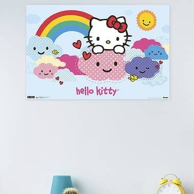 Trends International Hello Kitty Clouds Wall Poster