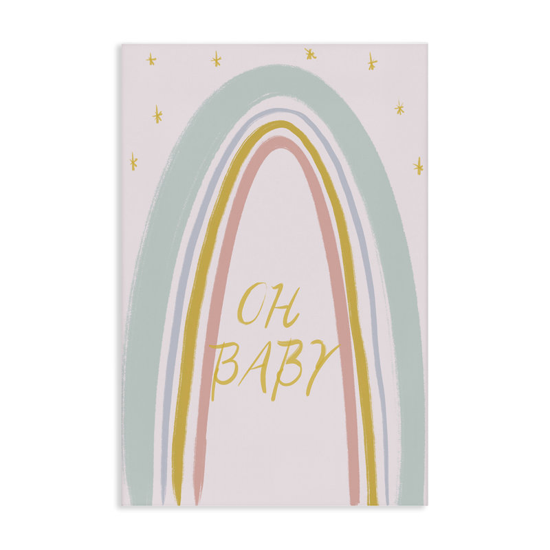 Oh Baby Rainbow Canvas, conception de Lucille Price, H 45 po x l 30 po