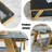 Allyse Glass Top Coffee Table-98449985-98449986