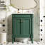 Meuble-lavabo 24 po avec lavabo supérieur, meuble de rangement moderne à 2 niveaux, meuble-lavabo simple, grandes tablettes de rangement-418962418