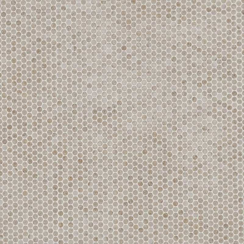 Carreau de mosaïque de sol en porcelaine mat 11 po x 13 po Ackland