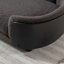 Canapé pour lit surélevé de style scandinave pour chien avec coussins en cachemire-107288979-111861250