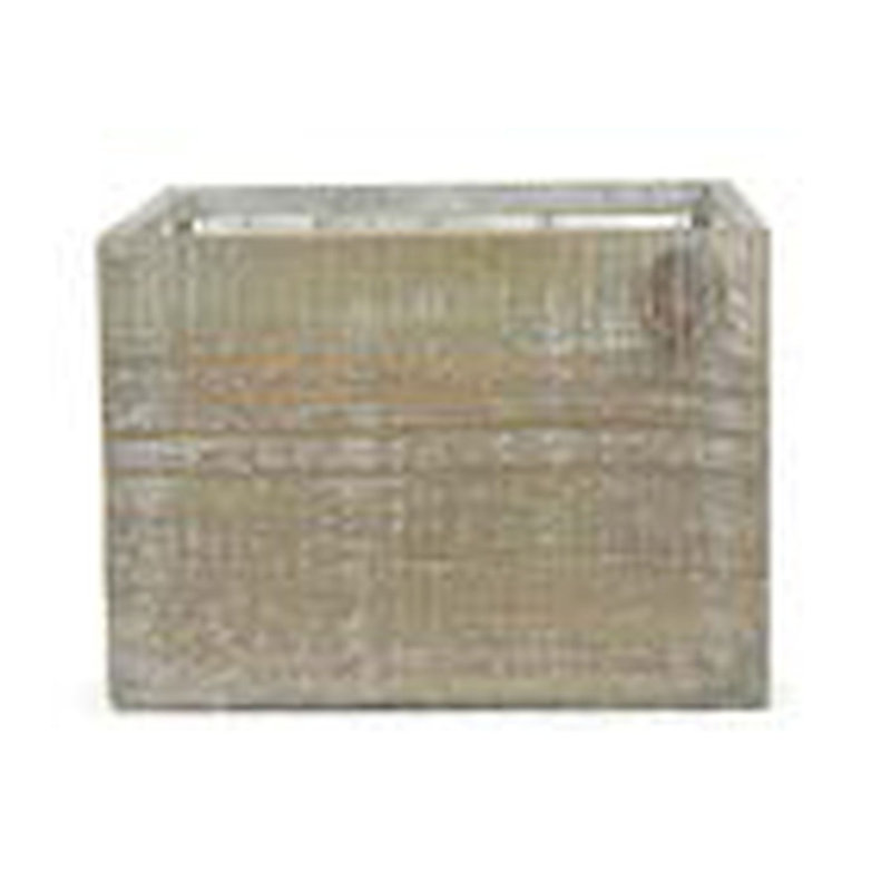 Highland Dunes Solid Wood Box, 5.25" H x 7.25" W x 7.25" D