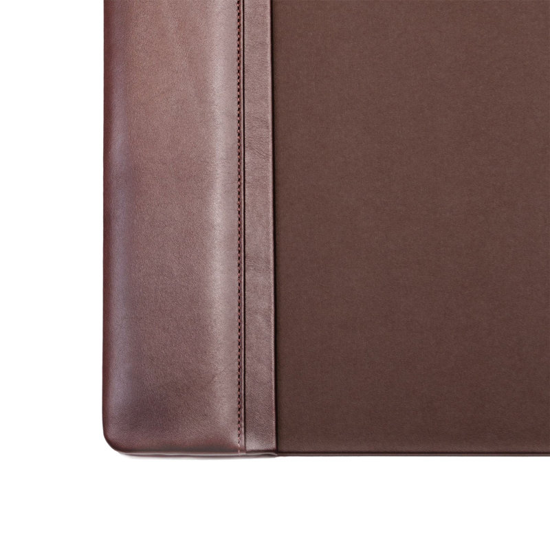 Leather Desk Pad, Chocolate Brown