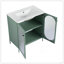 Meuble-lavabo autoportant de 30 pouces avec comptoir en céramique-129334110