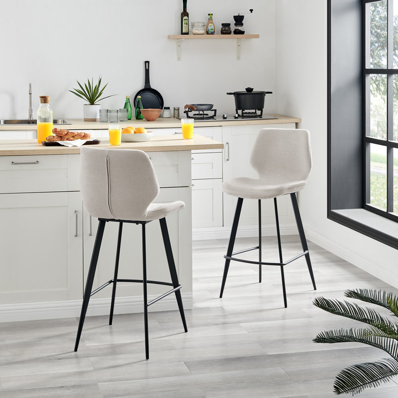 Tabouret de bar Muehlebach, Crème