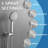 10-inch Wall-mounted High-pressure Rain Shower Head Set With 5-function Handheld Shower For Bathroom-112457215