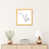 Toile avec cadre en bois beige est en rupture de stock
