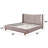 Melbourne Gray Chenille Queen Bed