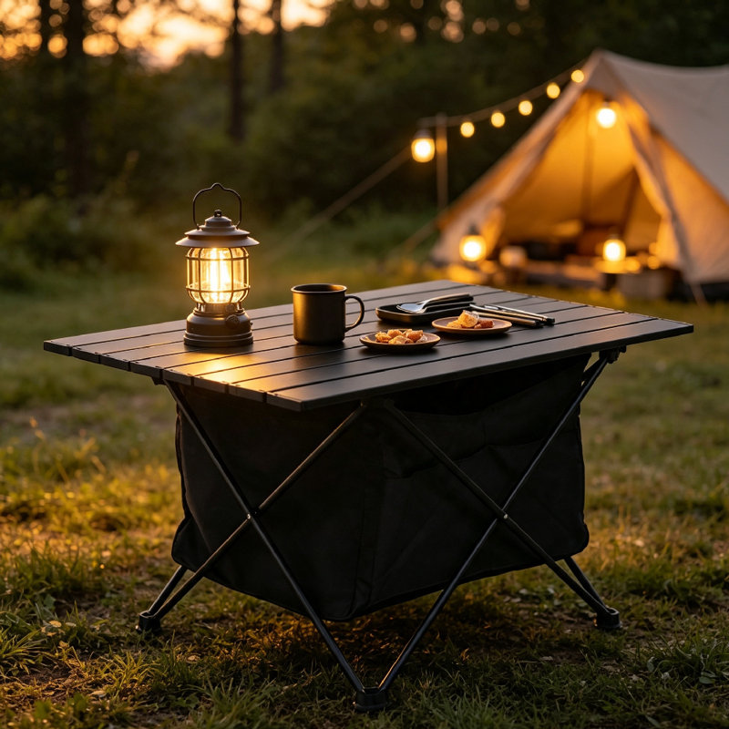 Britani Rectangular Outdoor Camping Table, 40" H x 68" W x 45" D