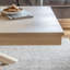 Brianney Solid Wood Cross Legs Coffee Table-1837707643