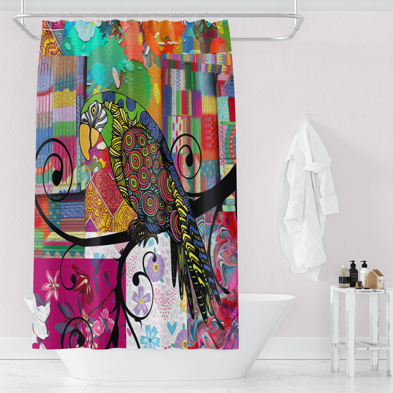 Shower Curtain, 70" H x 72" W