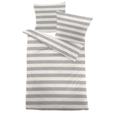 Hanf Cotton Striped Duvet Cover with Pillowcases