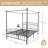 Metal Canopy Bed-380185740-380185744