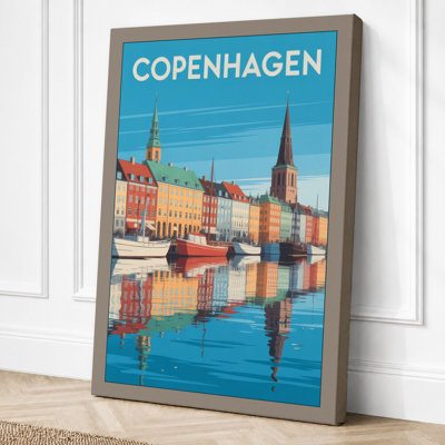 Postcard From Copenhagen Vintage - Print