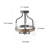 Jonesboro Glass Semi Flush Mount