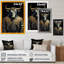 «Karlesha Bull With A Stylish Designeather», reproduction sur toile-87343924-87343921