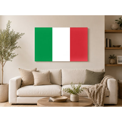 Italy Flag — Italian National Tricolore Canvas Wall Art