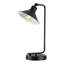 NADAV NOIR, LAMPE DE TABLE EN fer avec port USB