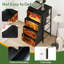 Commode 4 tiroirs pour chambre à coucher Autumn Harvest Scene Persimmons Campfire Golden Sunset