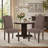 Fabric Upholstered Parsons Dining Chair ( Set of 2 )-831981357