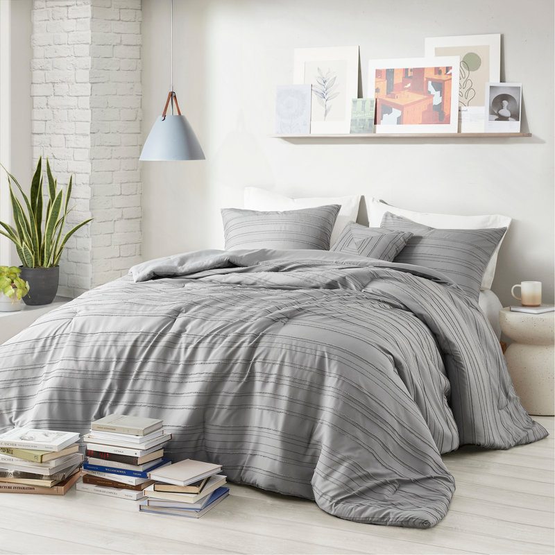 Ensemble d'édredon jacquard 3 pièces, Édredon pour lit simple + 2 pièces supplémentai
