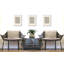 Housse et insert de coussin rectangulaire intérieur / extérieur en mélange de polyester / polyester Ikom-83783692
