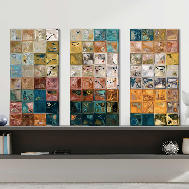 2 Pierre 1: 4. «Precious Promises» par Mark Lawrence - ensemble de 3 impressions sur toile tendue