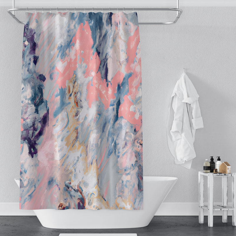 Savion Ombre Shower Curtain, 93" H x 70" W