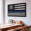 Our America «Police Blue Line USA Flag»-2081796214