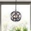 Luminaire suspendu sphère unique 3 lumières Hannon