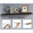 Floating Shelf In Melamine, Set Of 2-1077541537