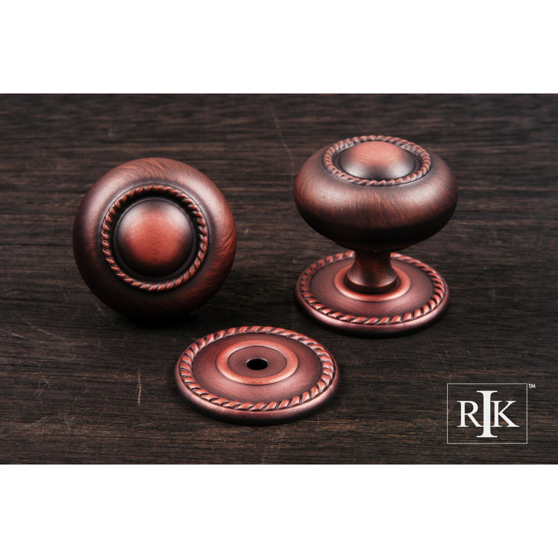 CK Series Mushroom Knob, Large, Distressed Copper