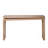 Narrow Console Table, Slim Entryway Table, Small Space Sofa Table, 52 Inch Hallway Table, Wood Console Table With Bead Detail, Rustic Modern Console, Natural Wood Finish Table, Minimalist Foyer Table.