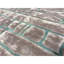 Abstract Area Rug in Brown