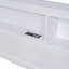 Lit de jour en bois double avec 2 tiroirs, lit de jour avec tablette de rangement et ports de chargement USB, blanc (ancien SKU: N733S170505K)