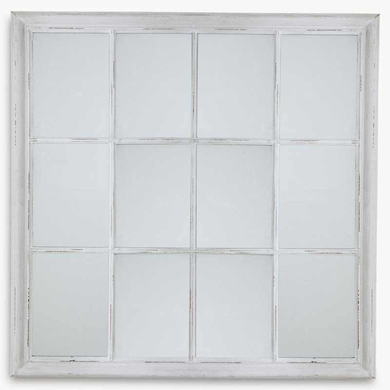 Bowes Wood Flat Wall Mirror