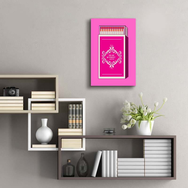 Art mural en verre épique «My Perfect Match» par Andreas Magnusson, H 24 po x l 16 po x P 0,2 po