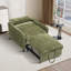 Chaise d'appoint convertible rembourrée en velours côtelé-1488344168