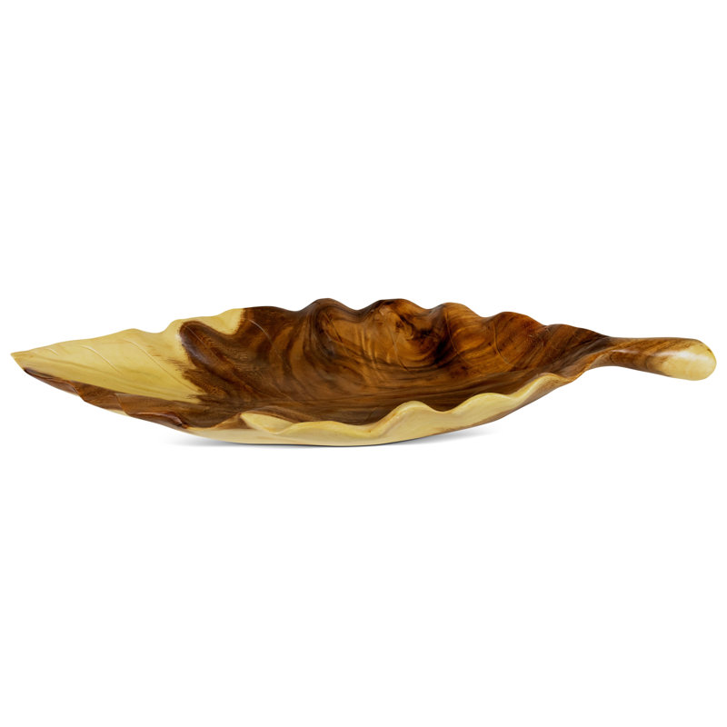 Loon Peak® Fleisig Wood Fruit Bowl