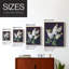 Série FLORAL CCXLV - reproduction encadrée de qualité supérieure - prête à être accrochée - aucun clou requis - aucun clou requis-2013470307-2013470306