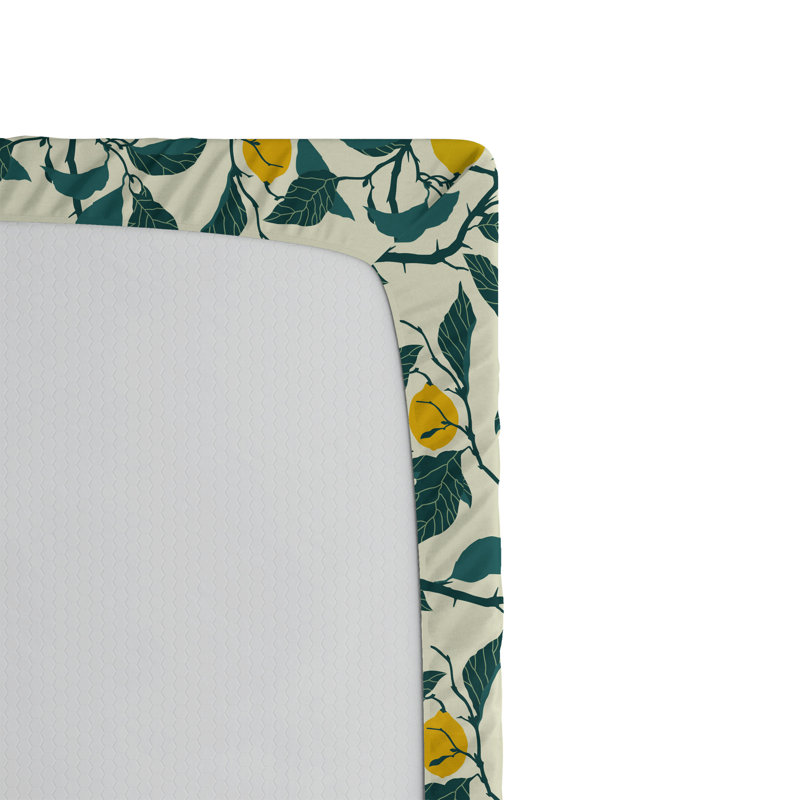 Drap-housse citron Ambesonne, Drap-housse très grand californien