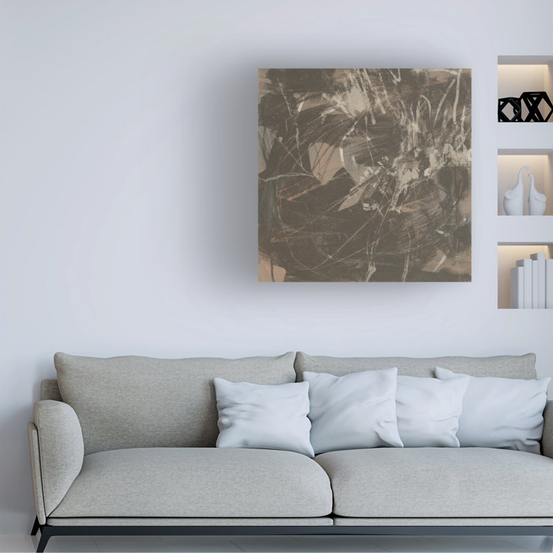 Art mural sur toile Wrought Studio ™ June Erica Vess Earth Scribe III, H 14 po x l 14 po