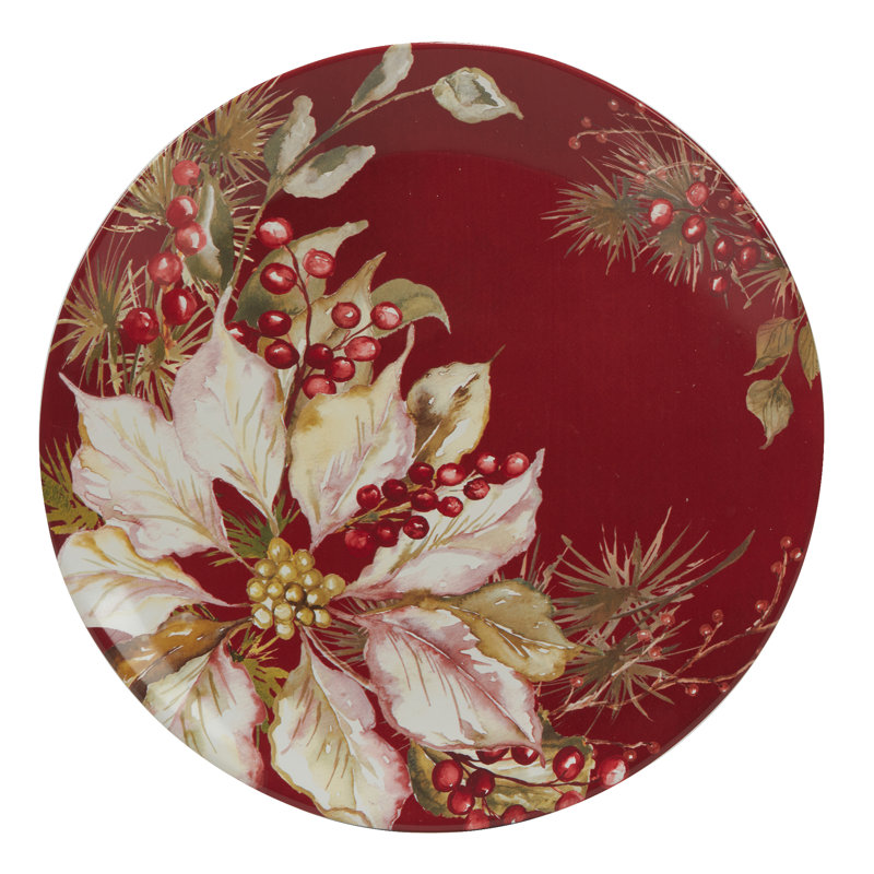 Ensemble de 4 assiettes à dîner 11 "Winters Joy