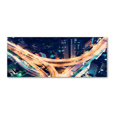 Highway In Tokyo - Wrapped Canvas Print